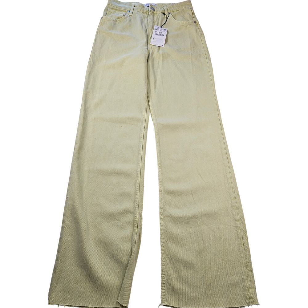 Zara High Rise Women Jeans - Yellow